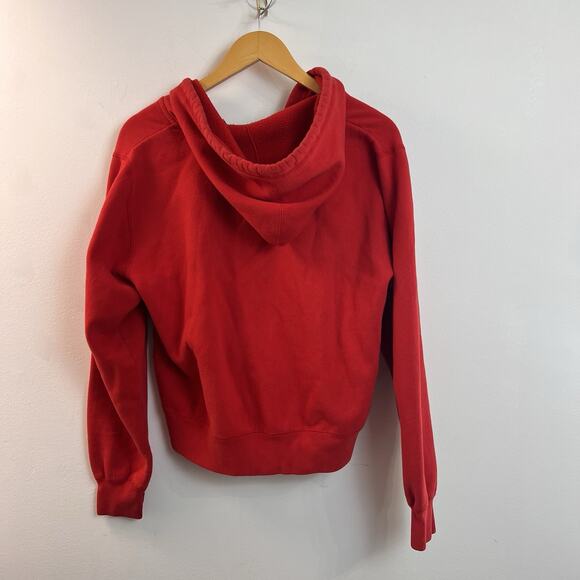 Vintage Steve And Barry's Detroit Full Zip Hoodie Jacket Women's Red Size XL - Picture 2 of 9